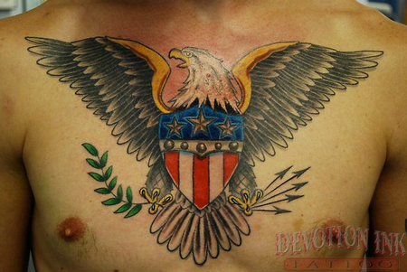 Mr Jones - Traditional Eagle Tattoo